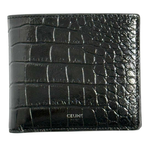 Celine Bifold Wallet Embossed Calfskin Wallet