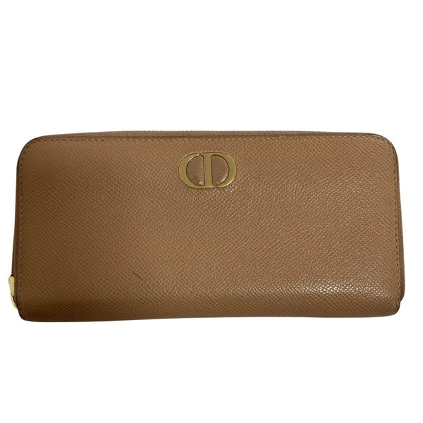 Christian Dior 30 Montaigne Leather Long Wallet