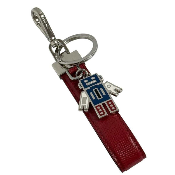 Prada Saffiano Leather Key Holder