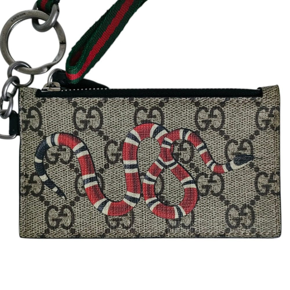Gucci GG Supreme Kingsnake Card Case