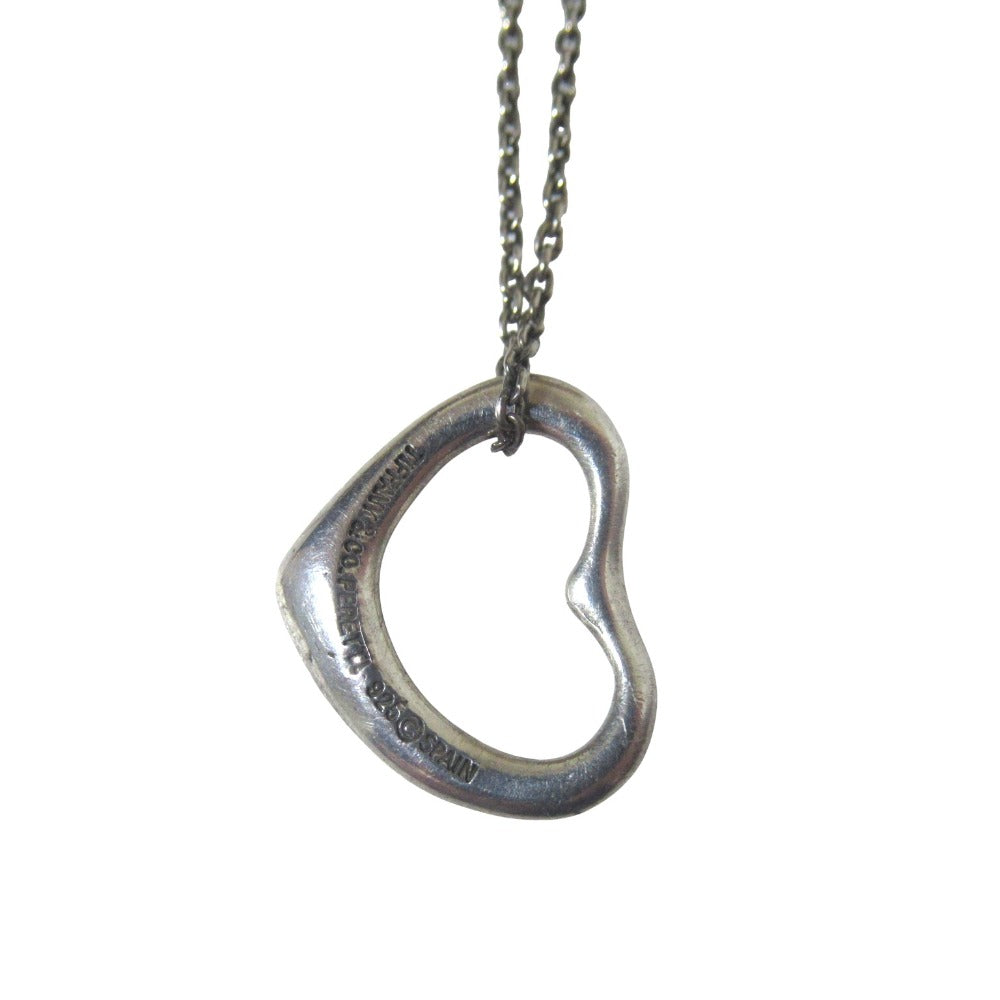Tiffany&Co Open Heart Mini Silver Necklace