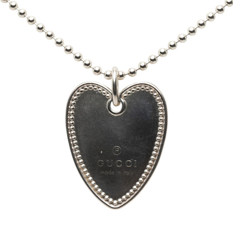 Gucci Heart SV925 Silver Necklace