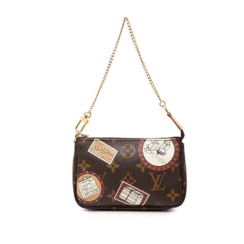 Louis Vuitton Monogram Patch Mini Pochette Accessoires Pouch