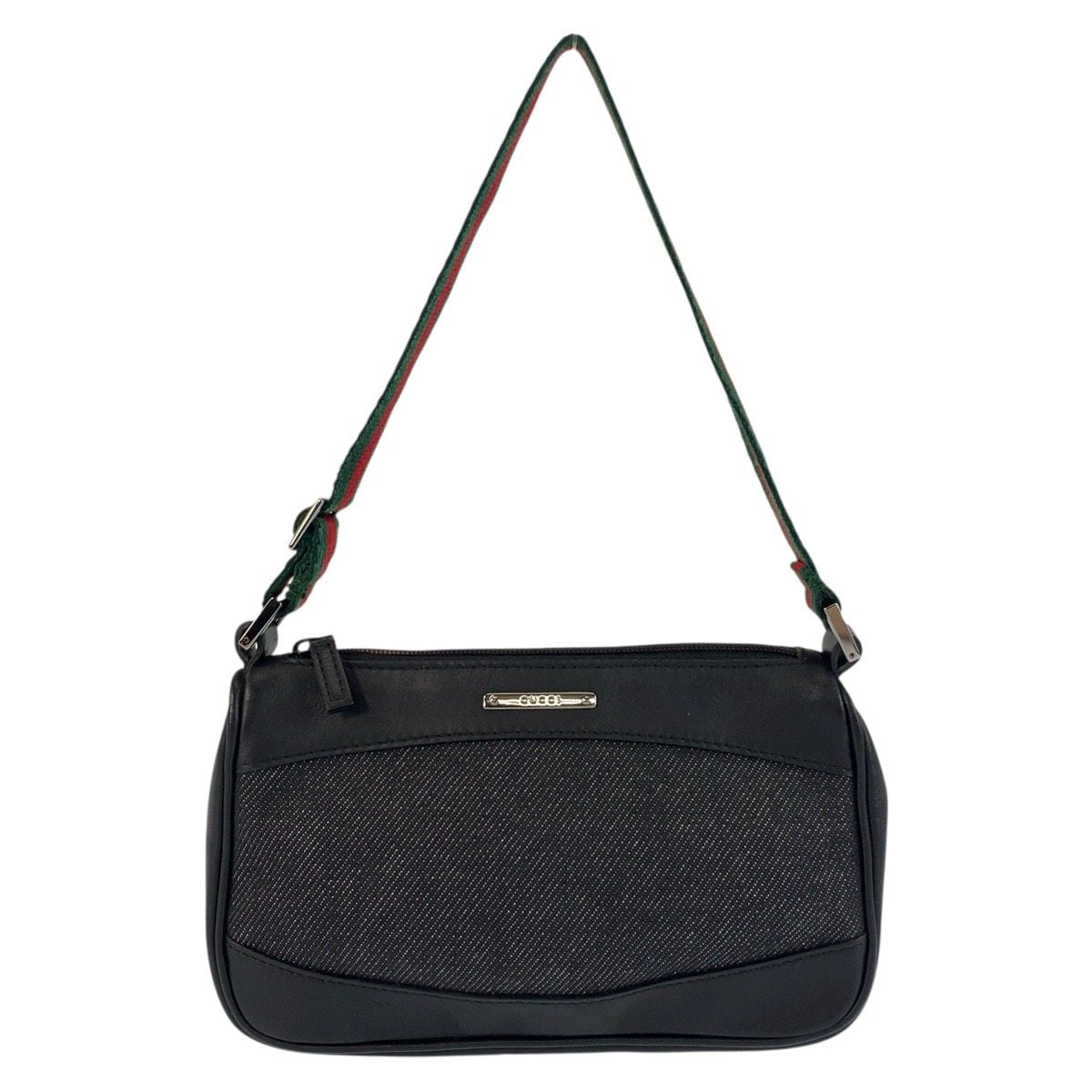 Gucci Sherry Line Canvas Leather Handbag