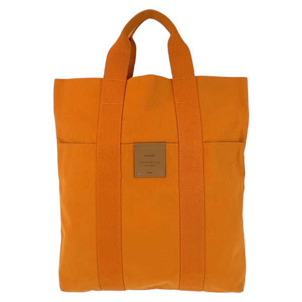 Hermes Fourre Tout Cabas French Festival Canvas Tote Limited