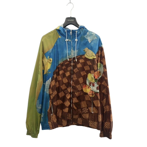 Louis Vuitton Feast Windbreaker Jacket Damier Polyester Jacket