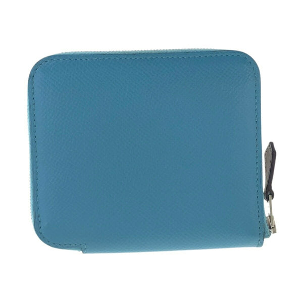 Hermes Azap Compact SilkIn Leather Silk Wallet