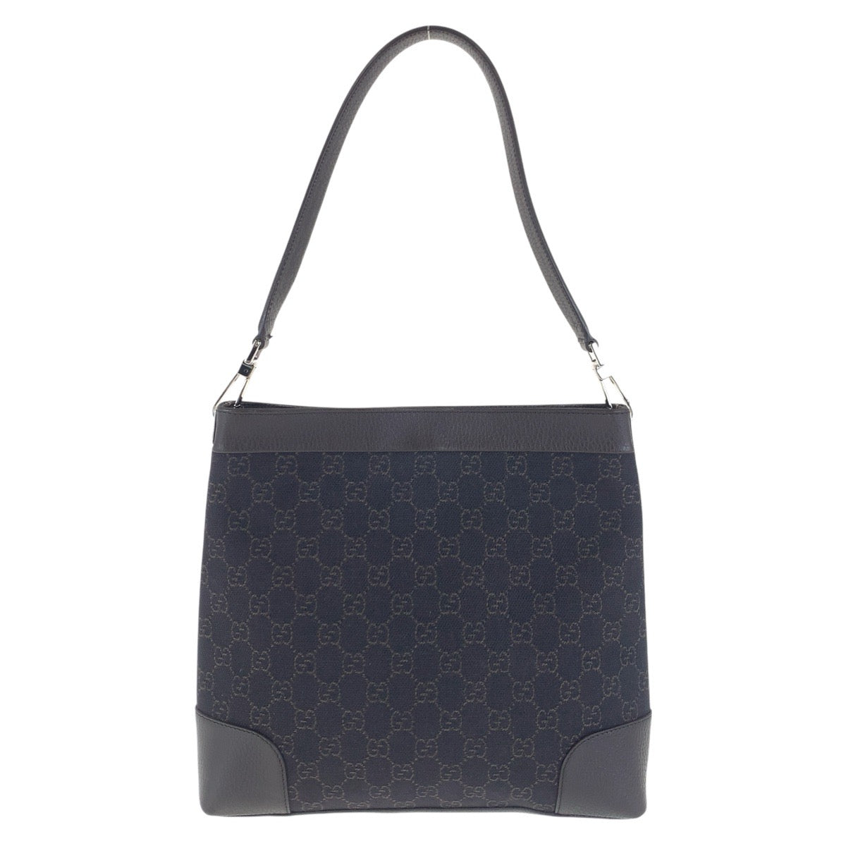 Gucci GG Canvas Leather Shoulder Bag