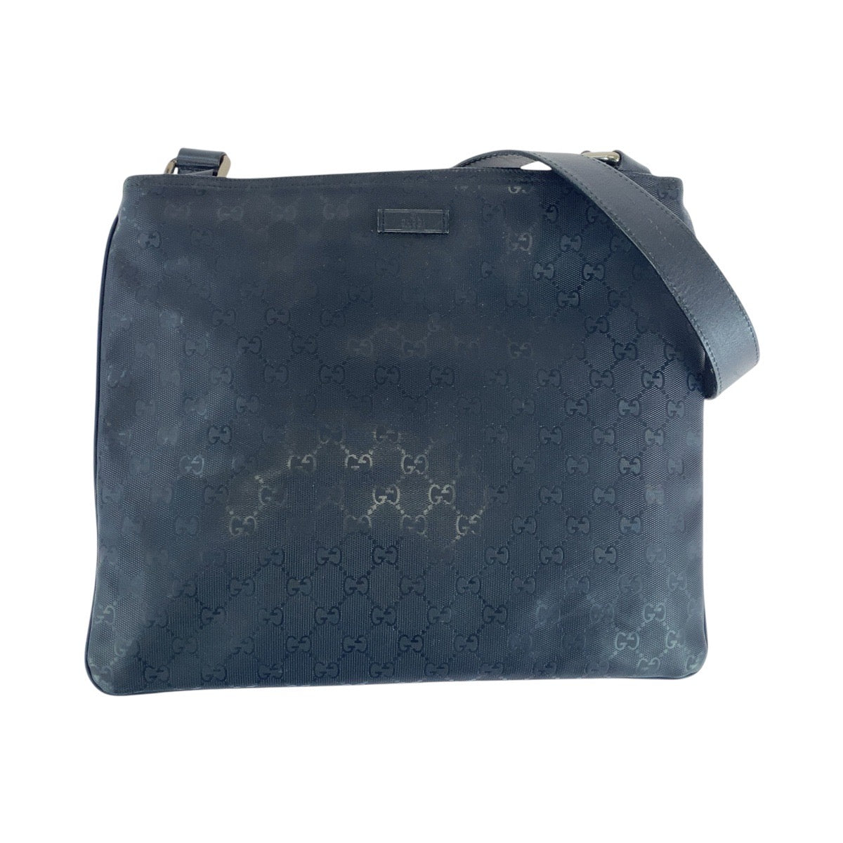 Gucci GG Imprime GG Canvas Leather Shoulder Bag