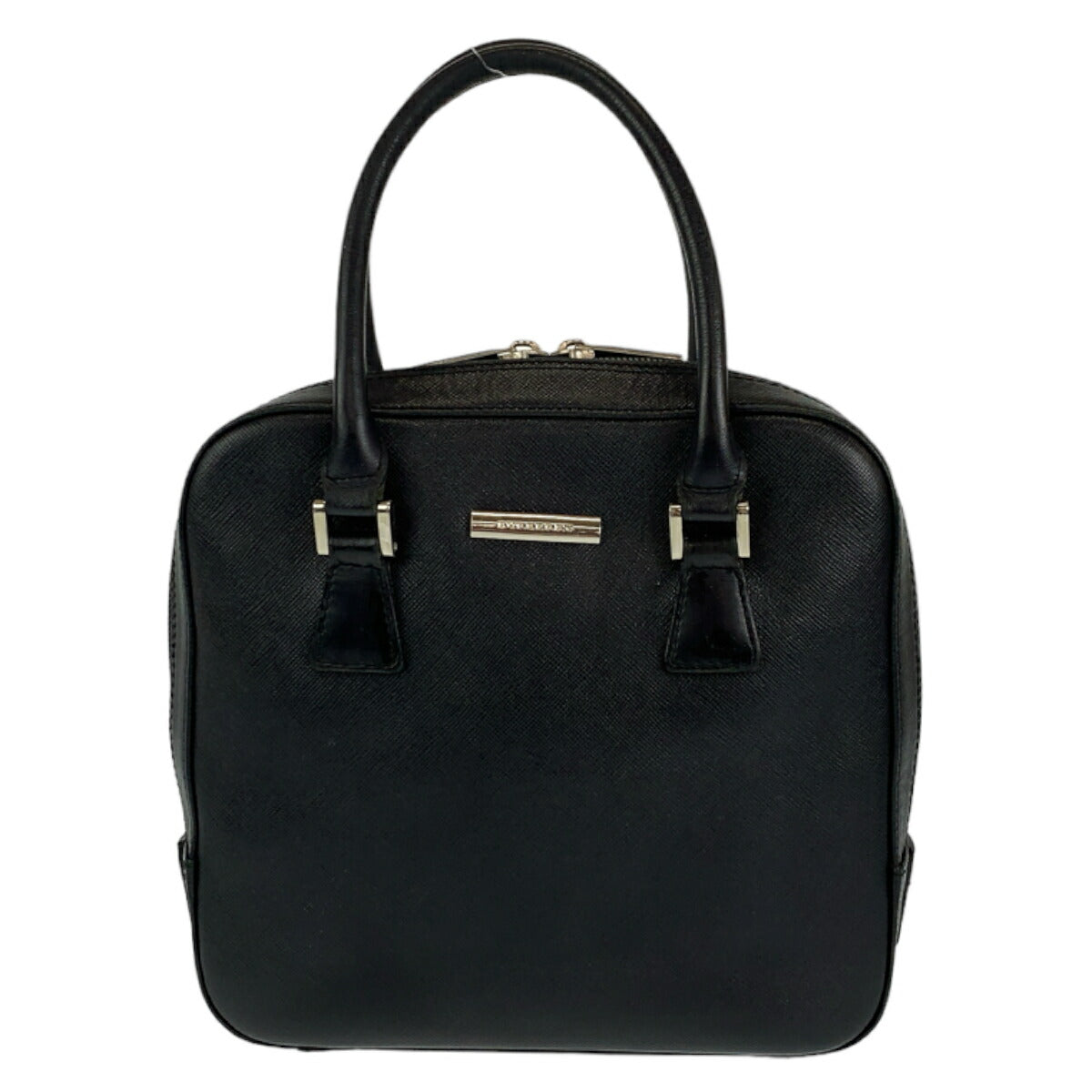 Burberry Medium Check Leather Handbag
