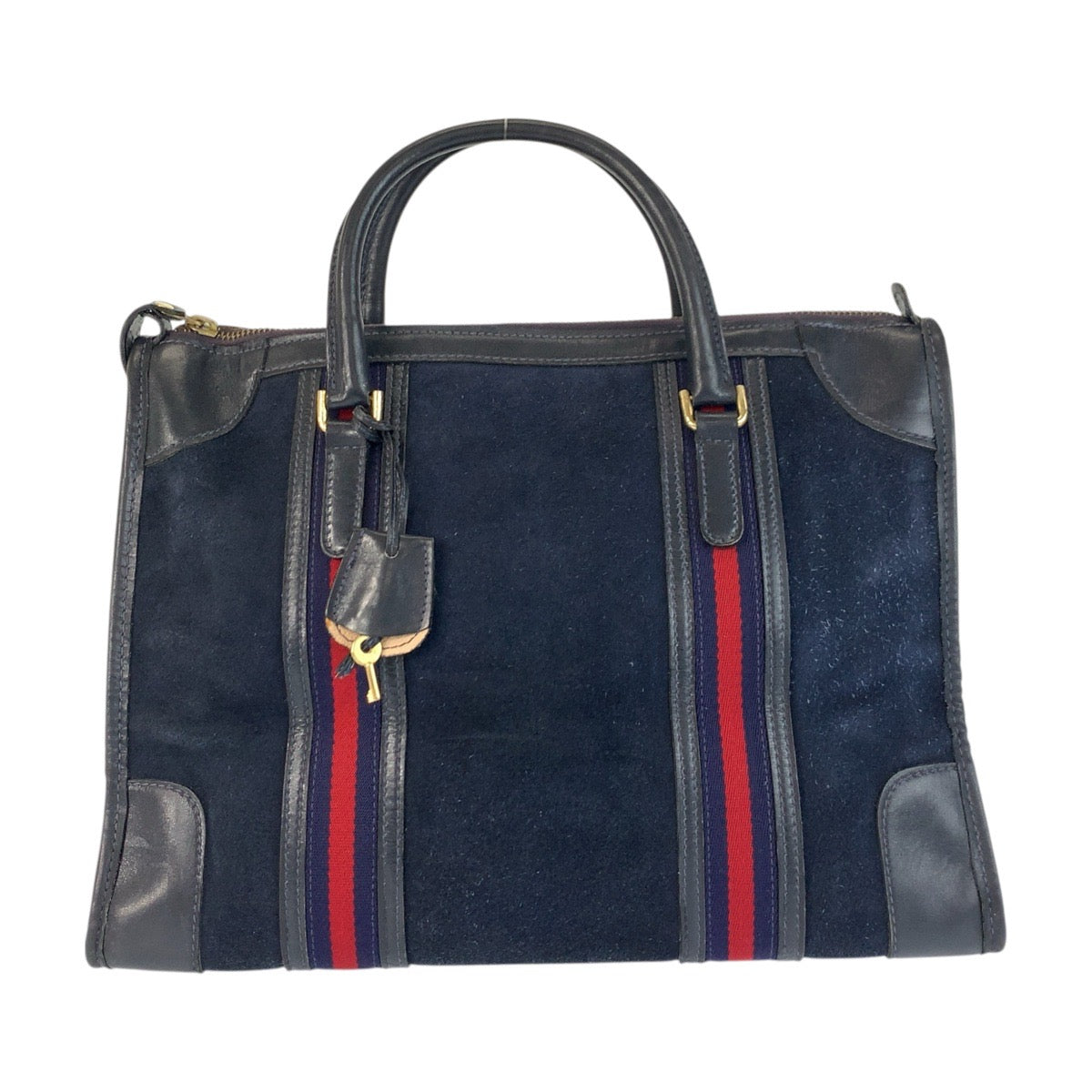 Gucci Fabric Leather Handbag