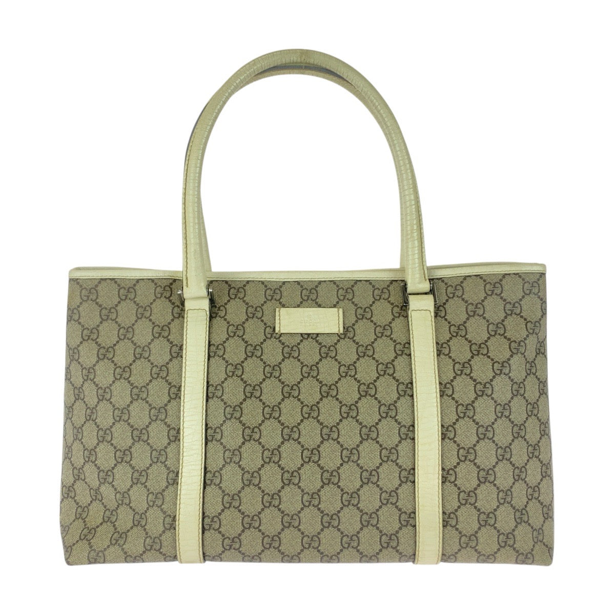Gucci GG Supreme Canvas Leather 2way Tote Bag