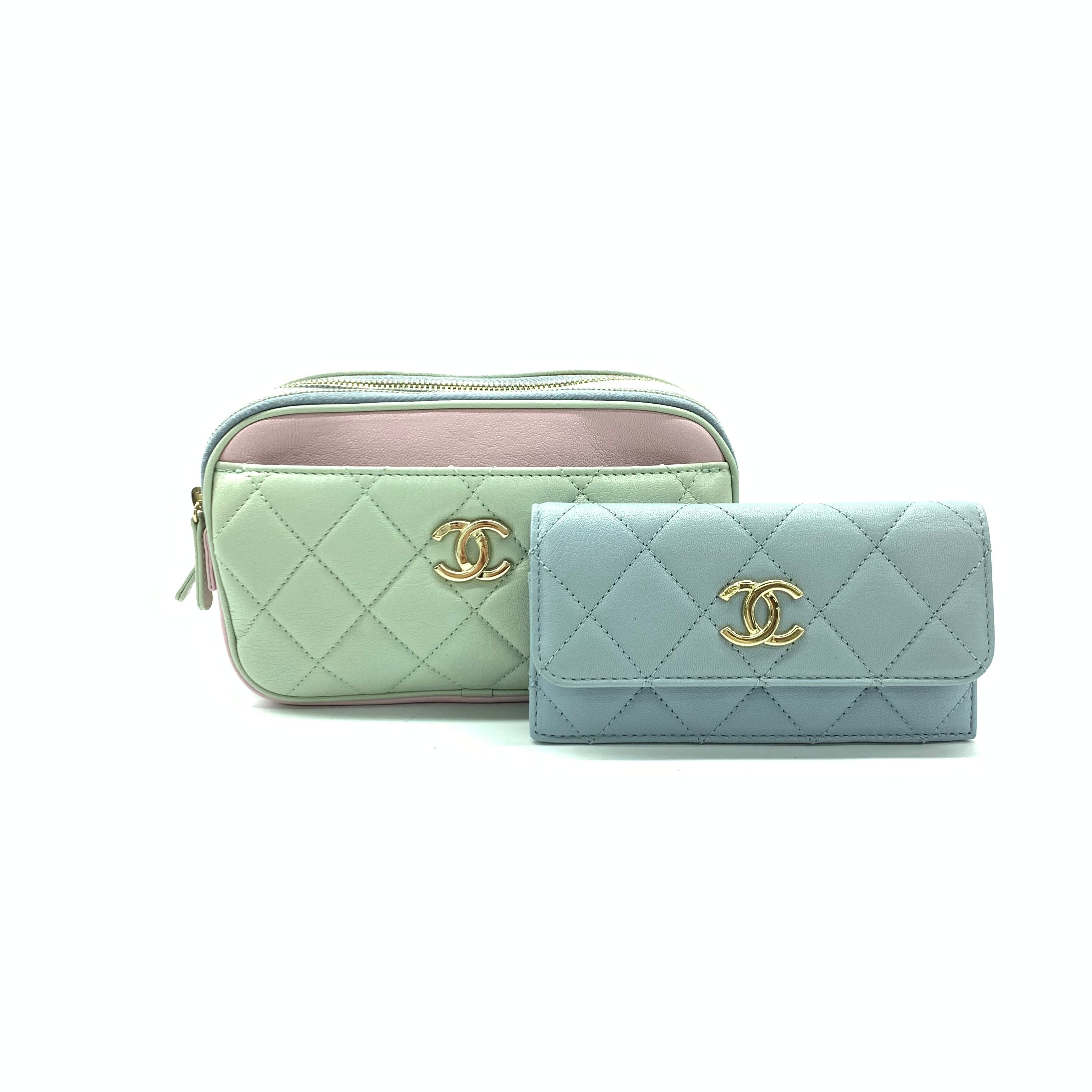 Chanel In & Out Camera Calfskin Waist Bag