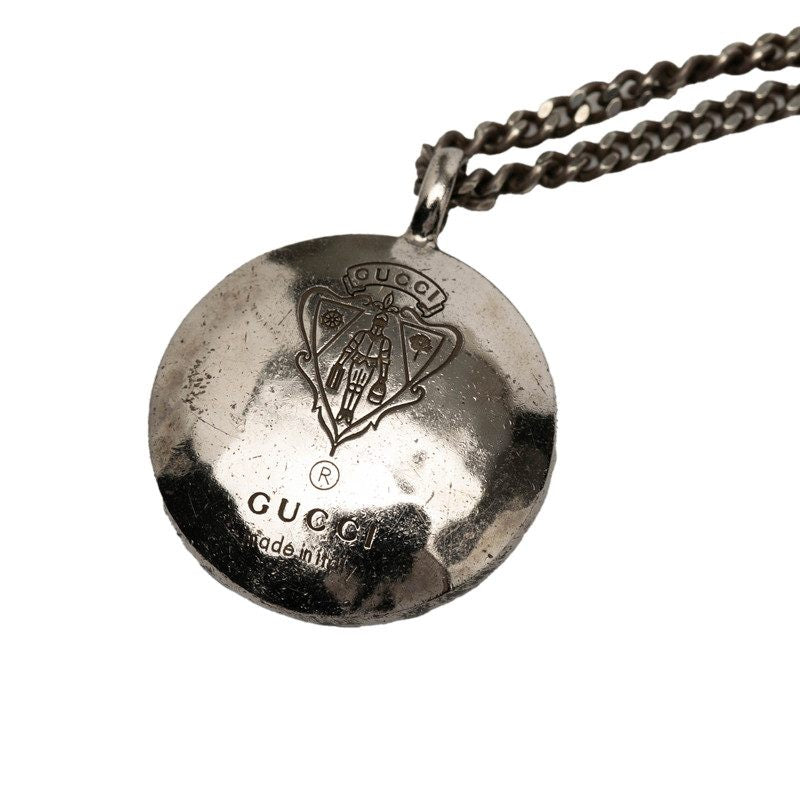 Gucci Crest SV925 Silver Pendant Necklace