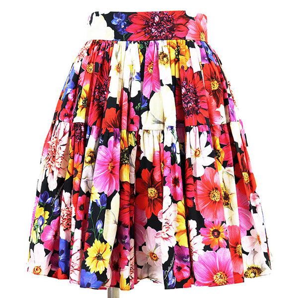 Dolce&Gabbana Cotton Mini Skirt