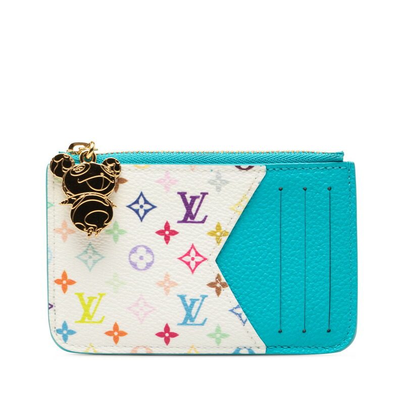 Louis Vuitton Monogram Multicolore Portes Cartes Romy Coin Card Case