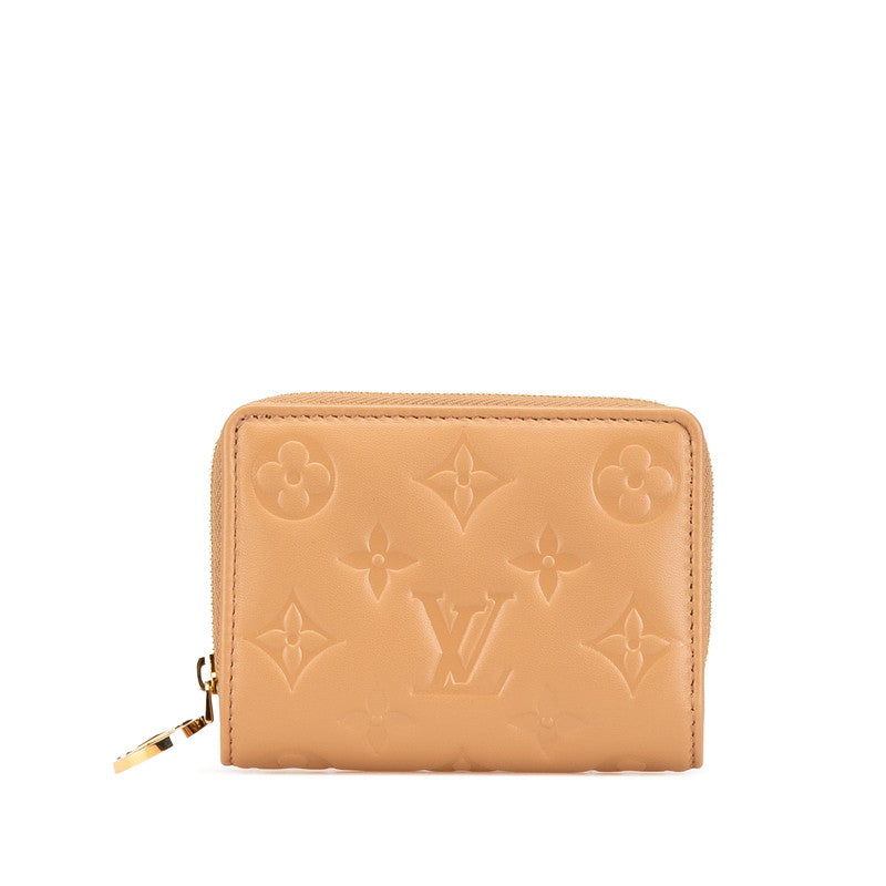 Louis Vuitton Portefeuille Lou Embossed Monogram Lamb Leather Wallet