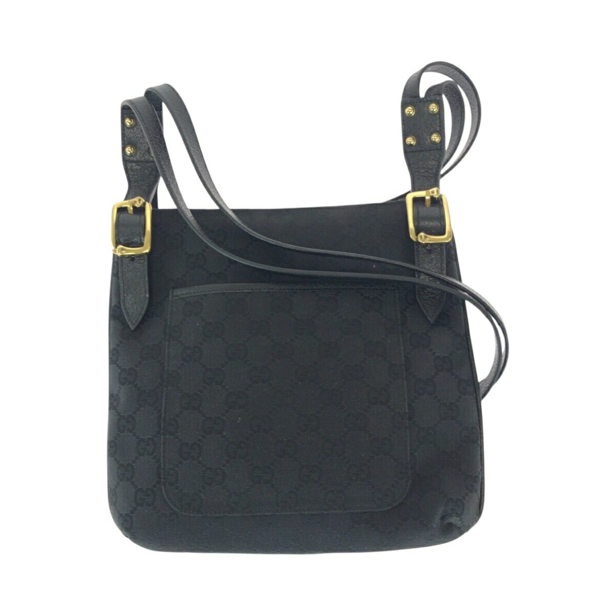 Gucci GG Canvas Leather Shoulder Bag