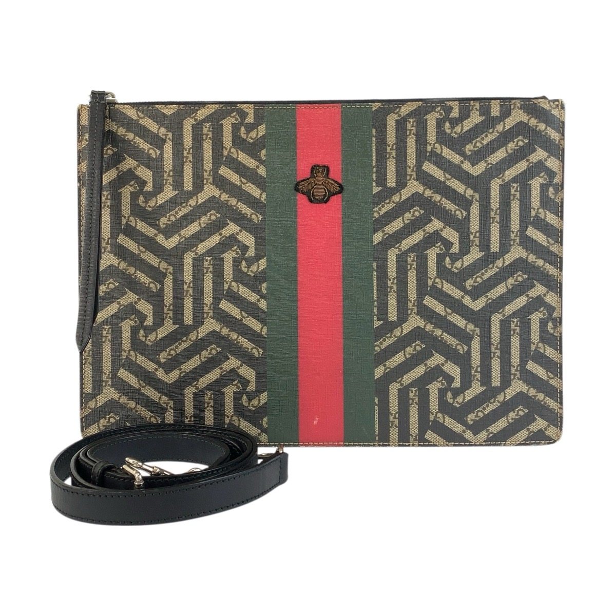 Gucci GG Supreme GG Kaleido 2way shoulder clutch bag