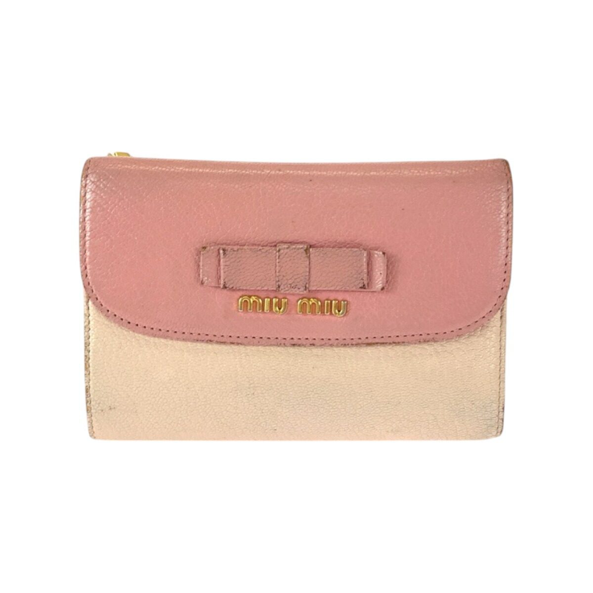 Miu Miu Madras Leather Wallet
