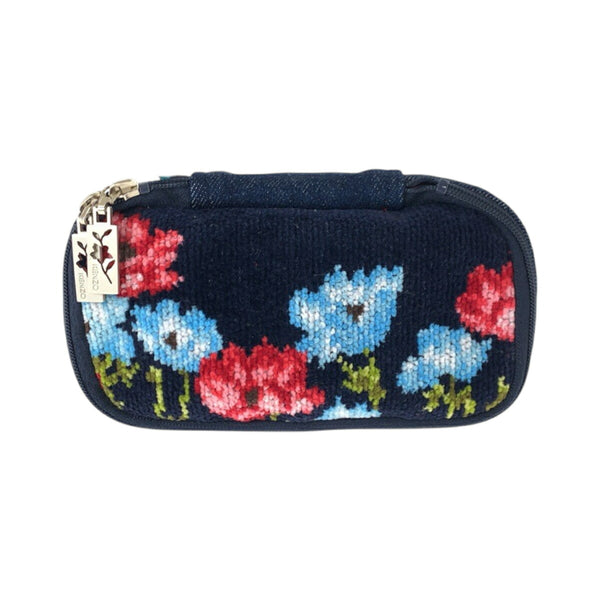 KENZO Flower Denim Pouch