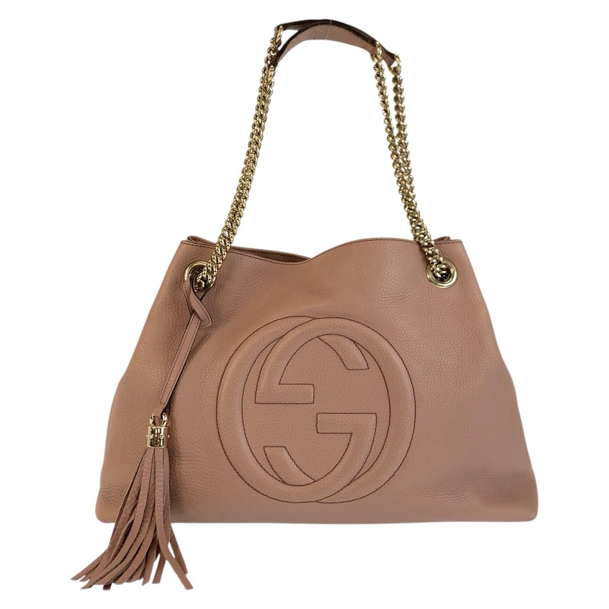Gucci Soho Interlocking Leather Chain Tote Bag