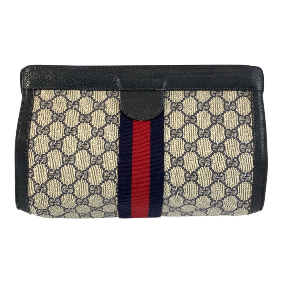Gucci GG Supreme Canvas Clutch Bag