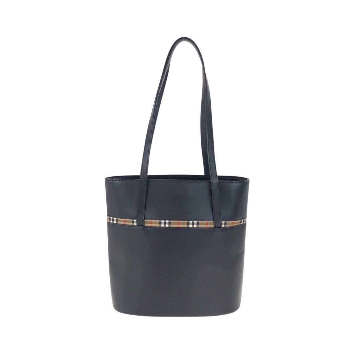 Burberry Medium Check Leather 2way Bag