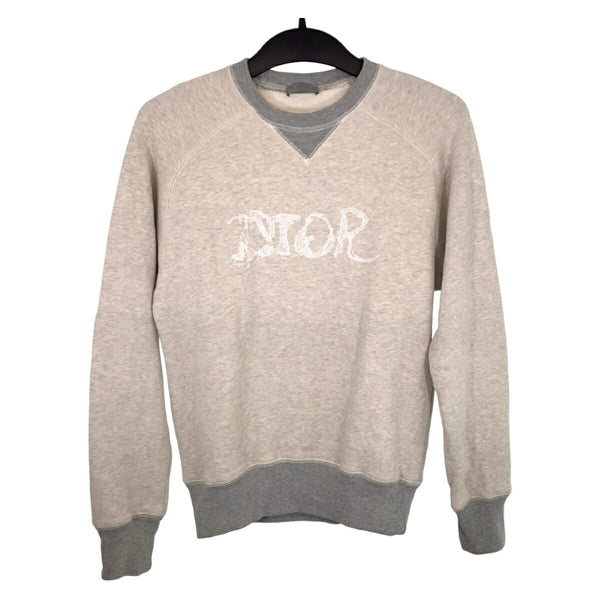 Dior Peter Doig Logo Embroidery Cotton Sweatshirt