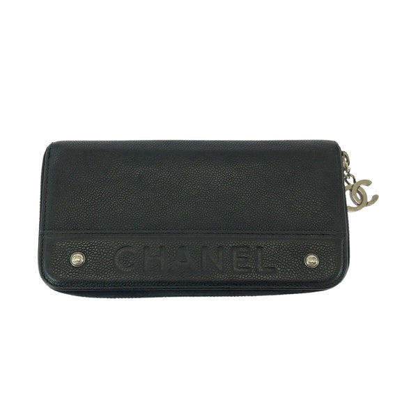 Chanel Caviar Leather Long Wallet