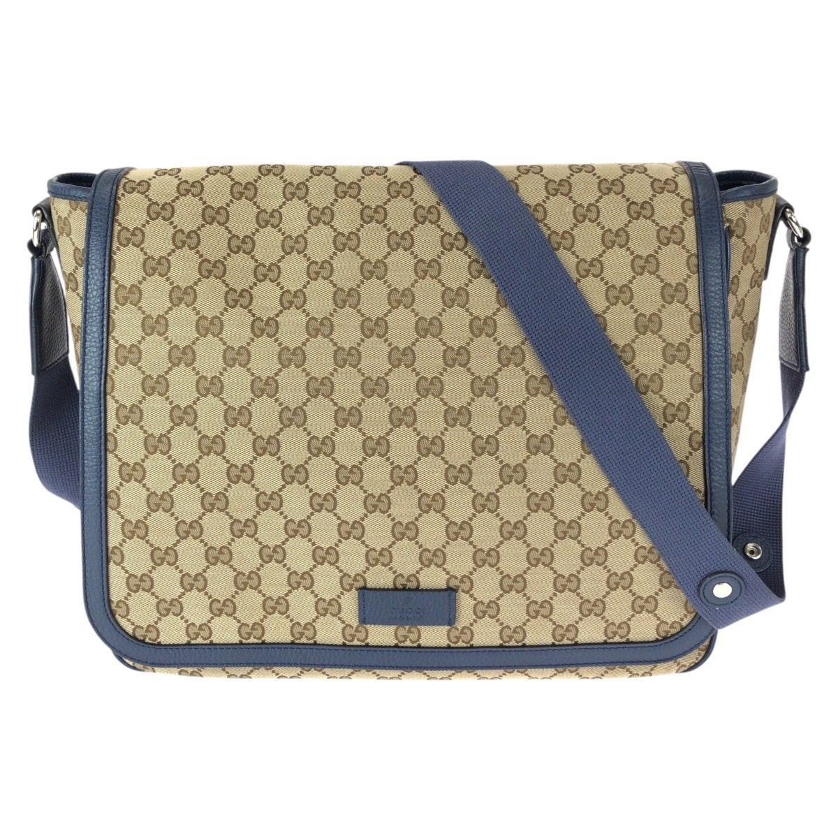 Gucci GG Canvas Leather Shoulder Bag