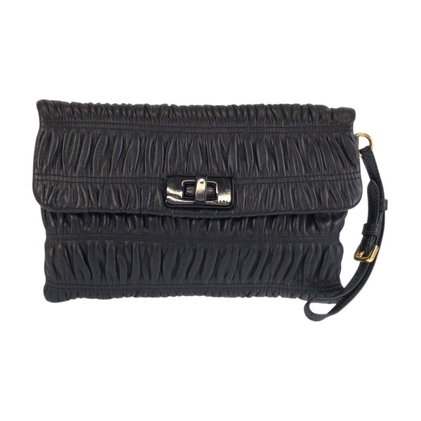 Prada Leather Clutch Bag