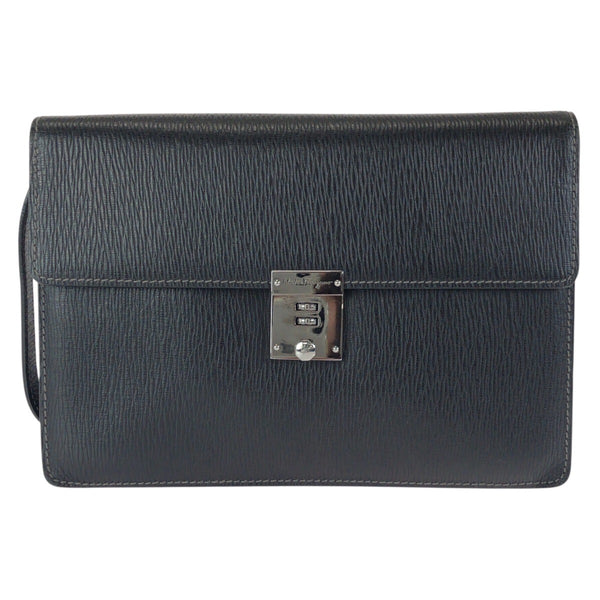 Salvatore Ferragamo Leather Clutch Bag