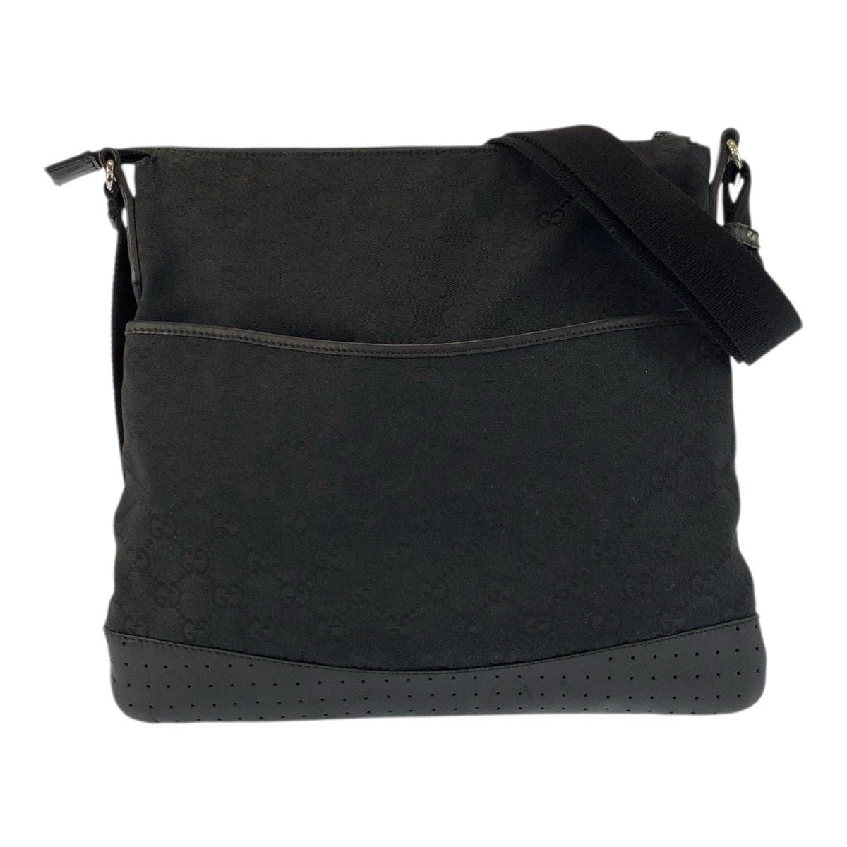 Gucci GG Canvas Leather Shoulder Bag