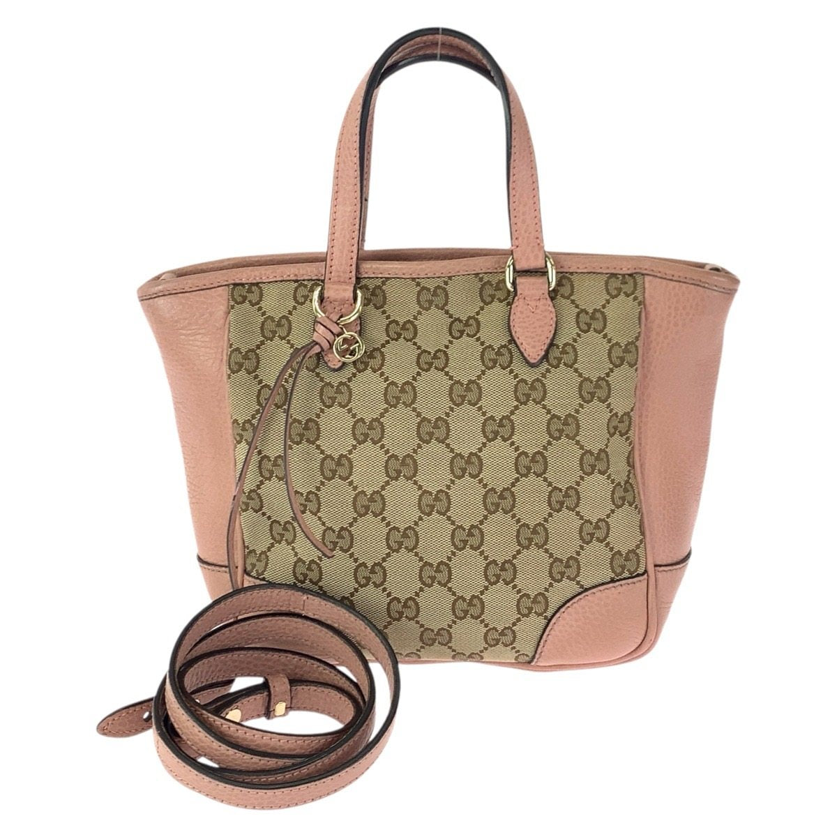 Gucci GG Canvas Leather 2way Bag