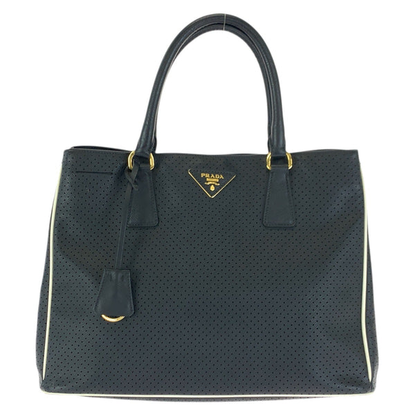 Prada Saffiano Perforated Leather Tote Bag