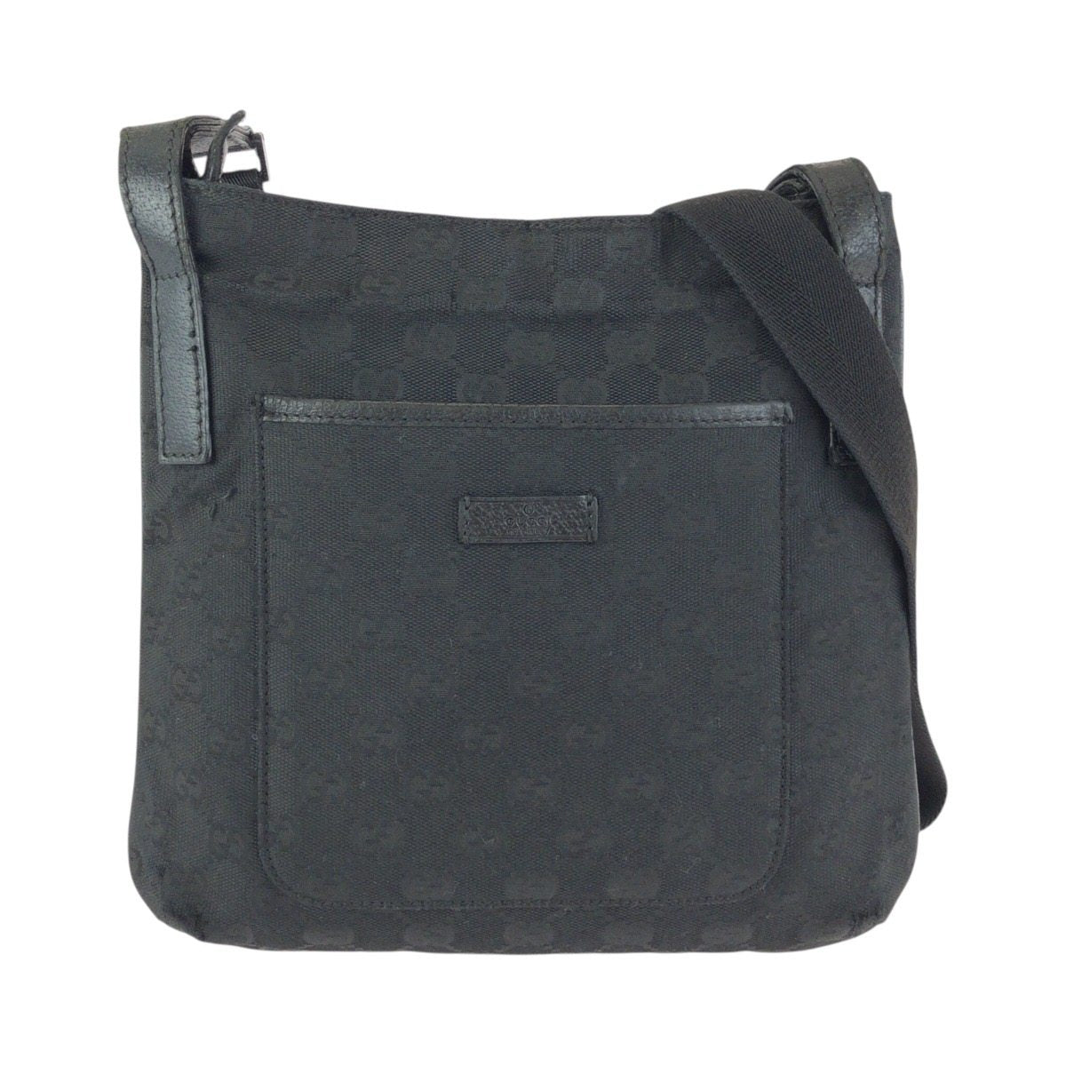 Gucci GG Canvas Leather Shoulder Bag