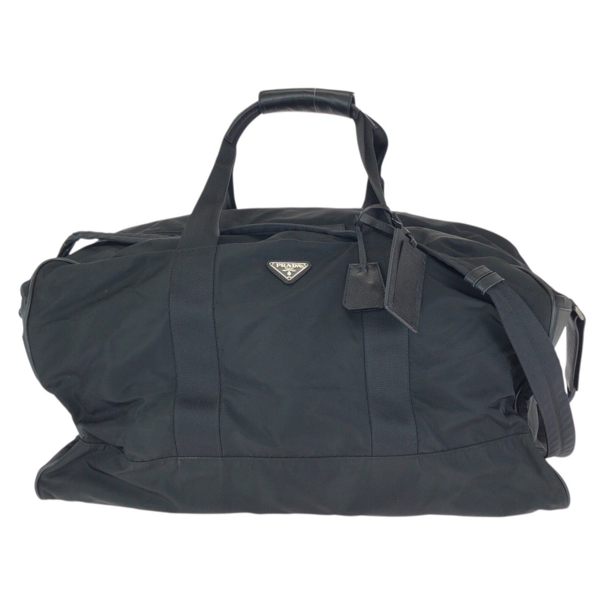 Prada Tessuto Saffiano Boston Bag