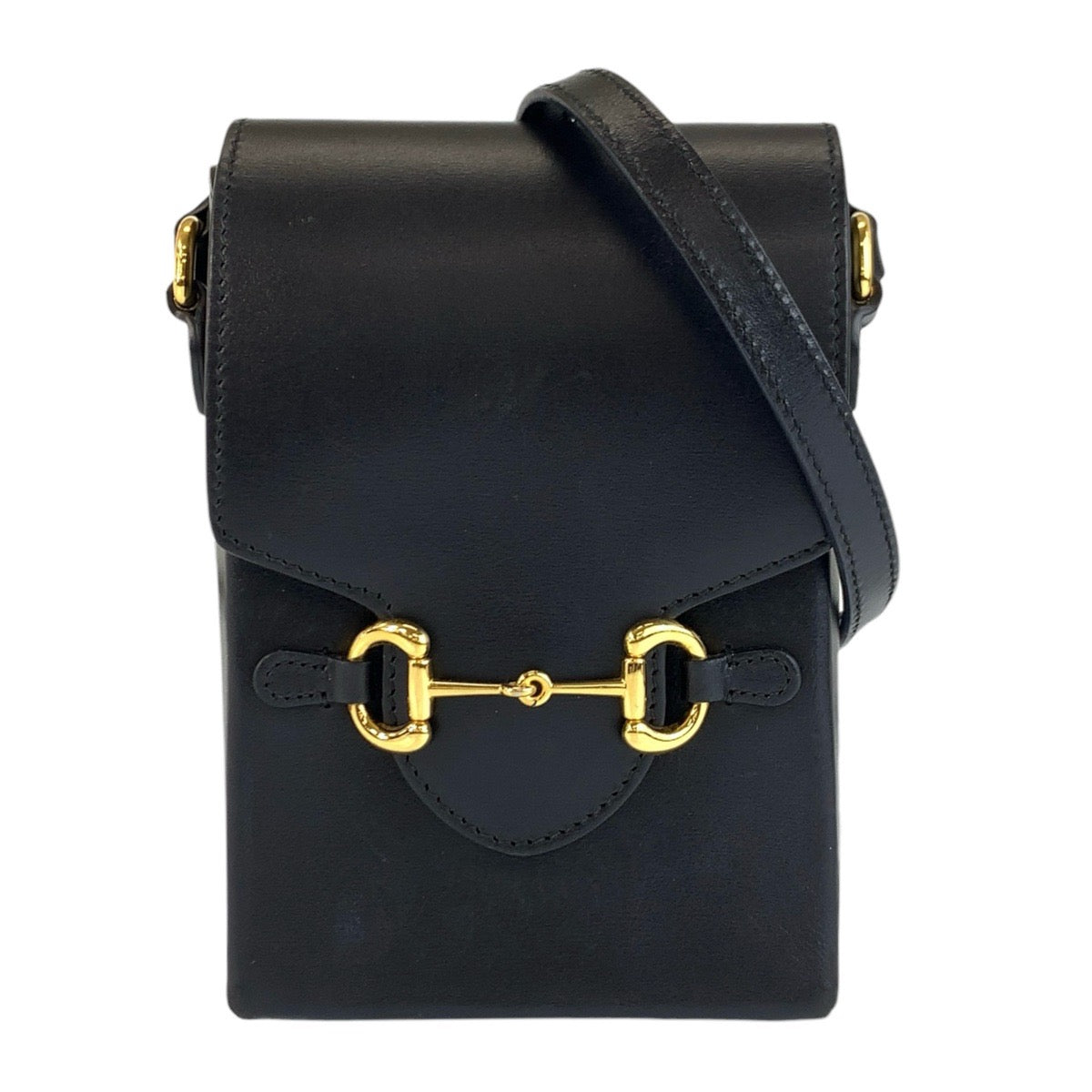 Gucci Horsebit Leather Shoulder Bag