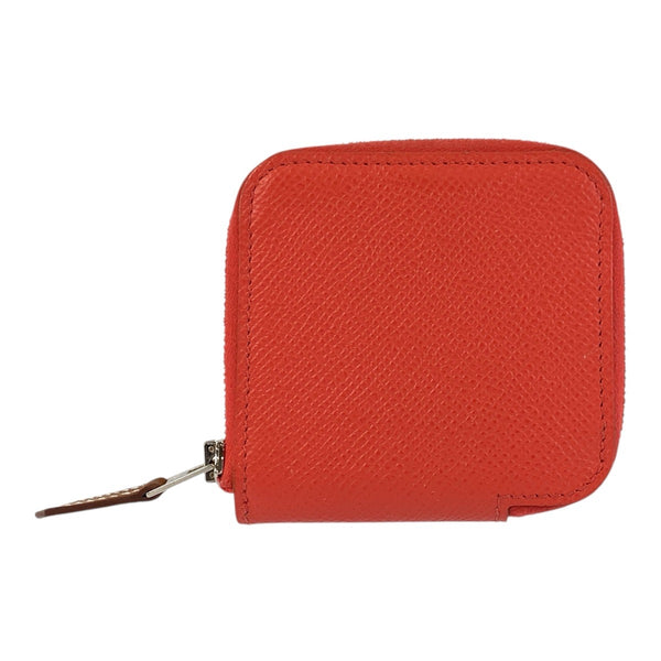 Hermes Azap Compact Mini Silk In Vaux Epsom Coin Case