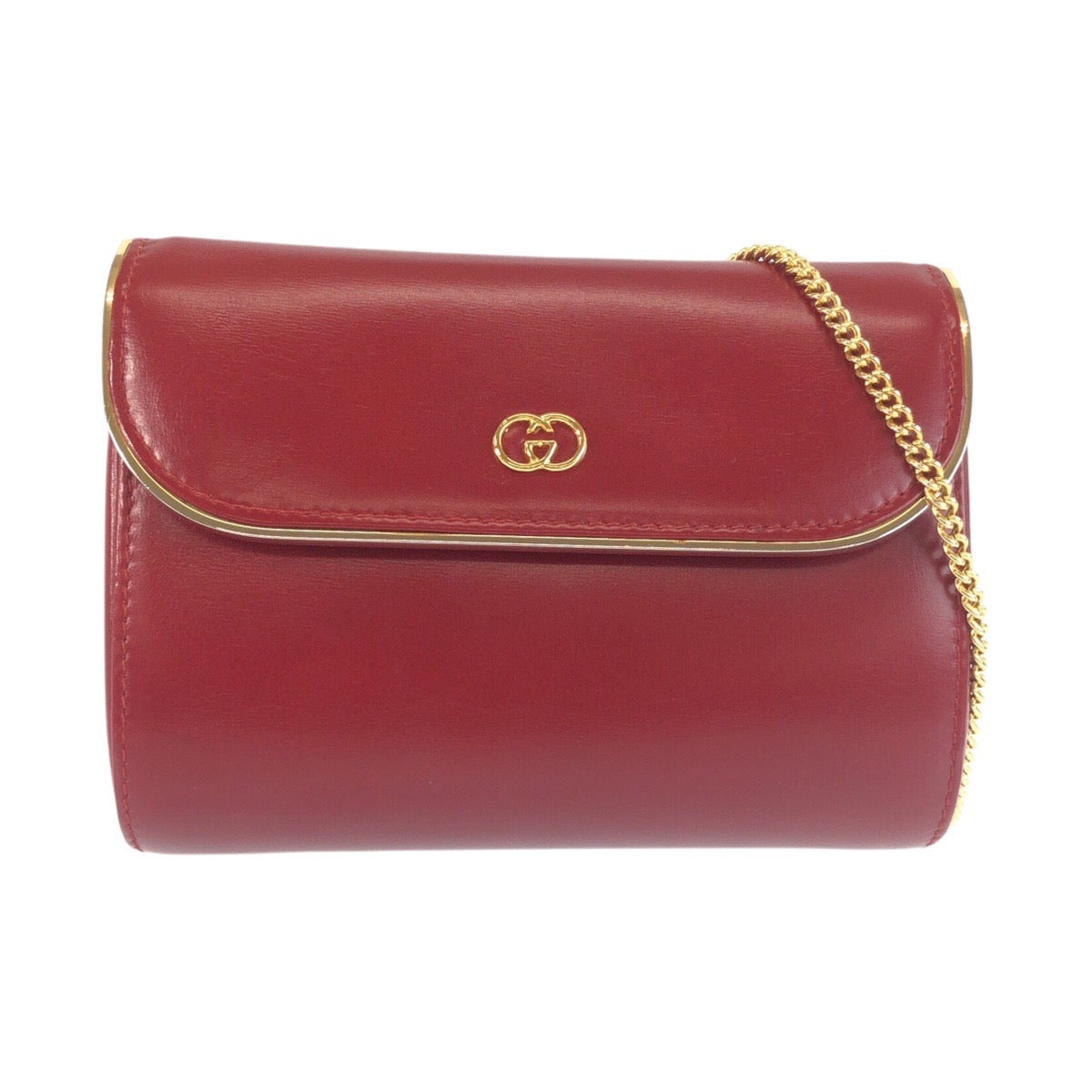 Gucci Leather Chain Shoulder Bag