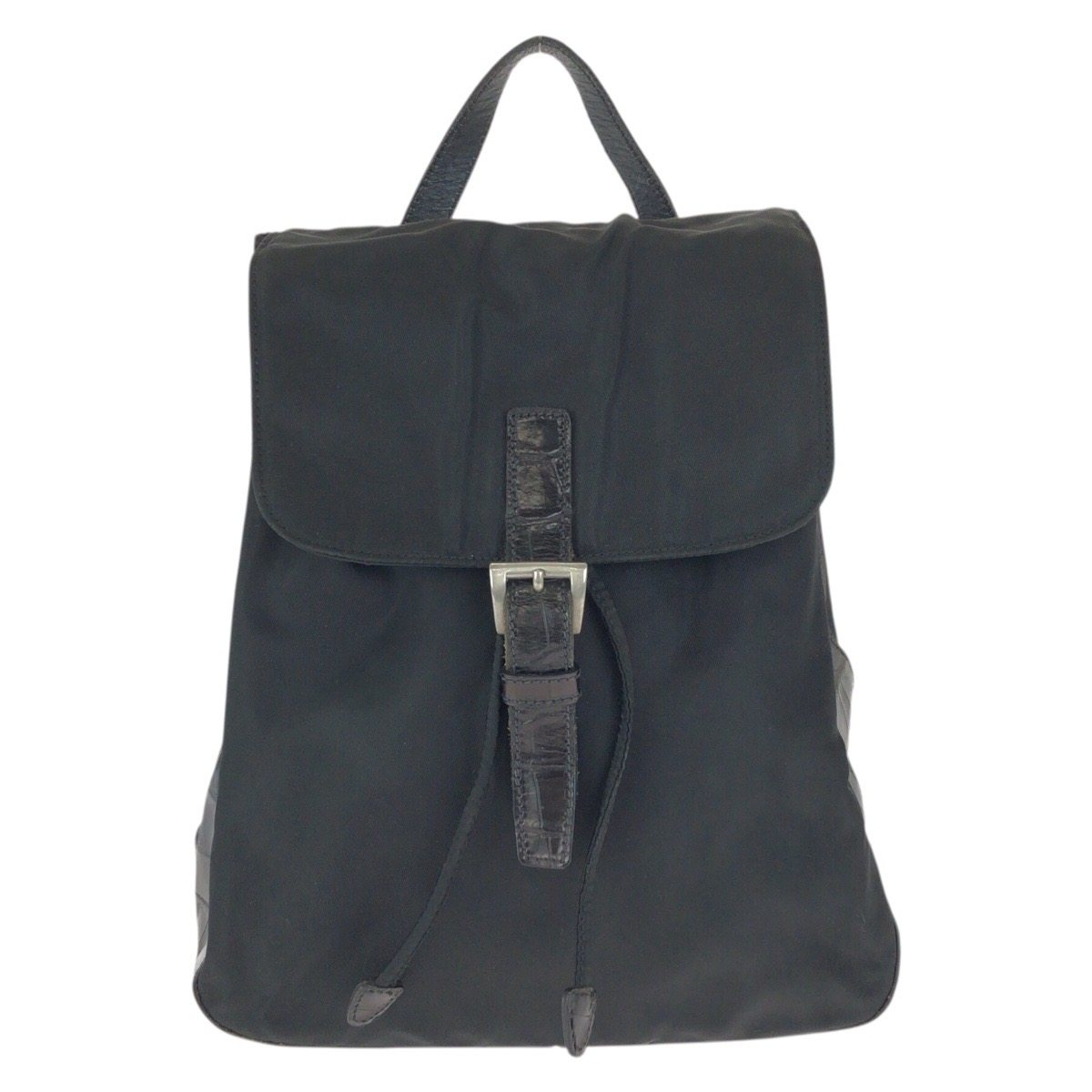 Prada Tessuto Nylon Leather Backpack