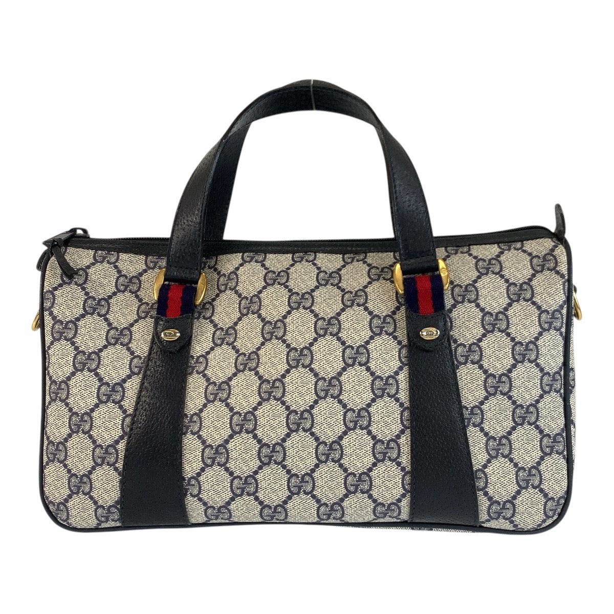 Gucci GG Supreme Canvas Leather Handbag
