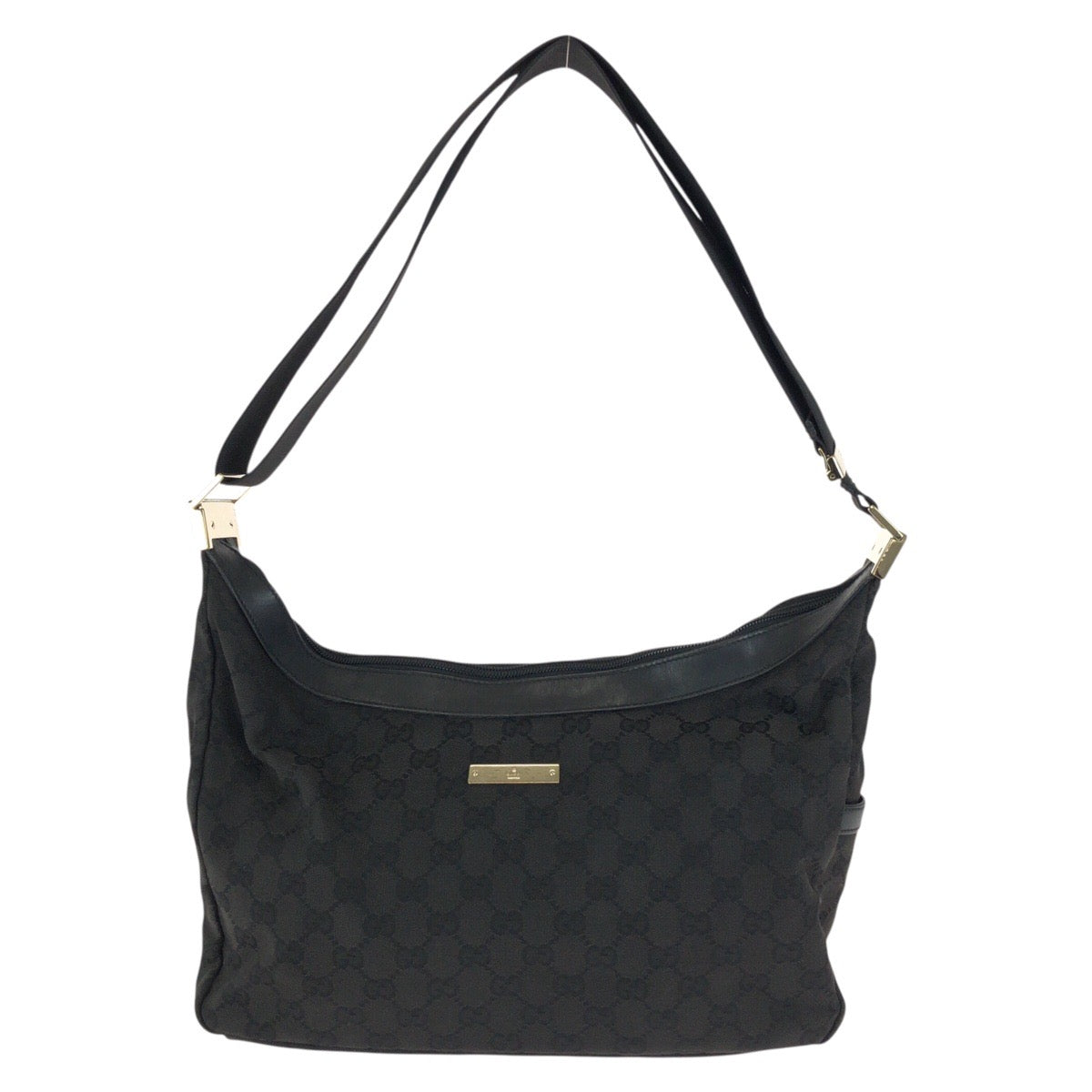 Gucci GG Canvas Leather Shoulder Bag