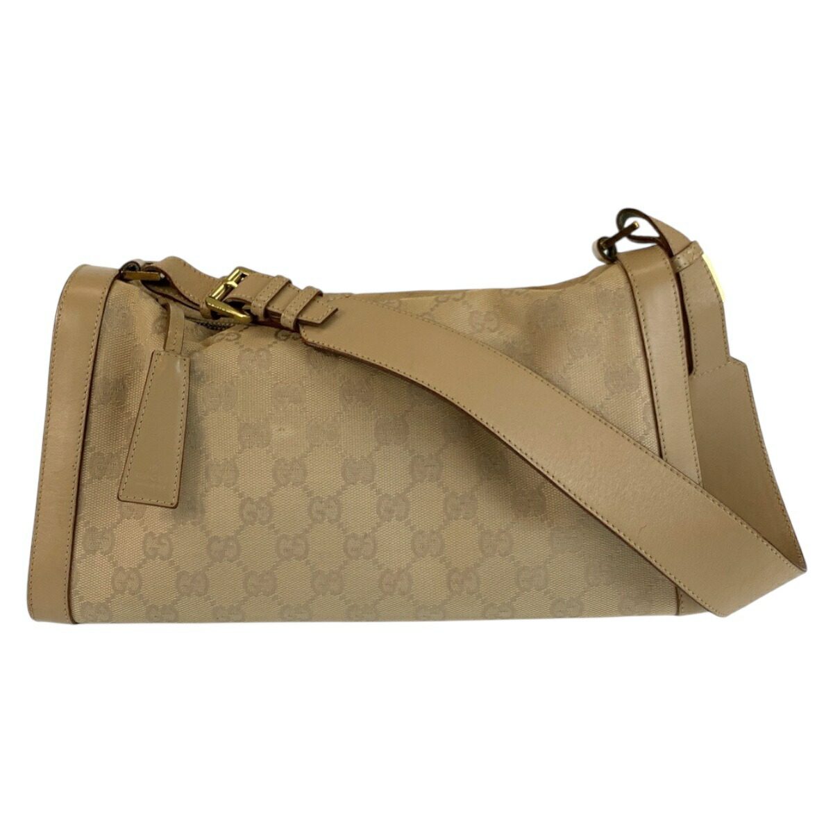 Gucci GG Canvas Leather Shoulder Bag