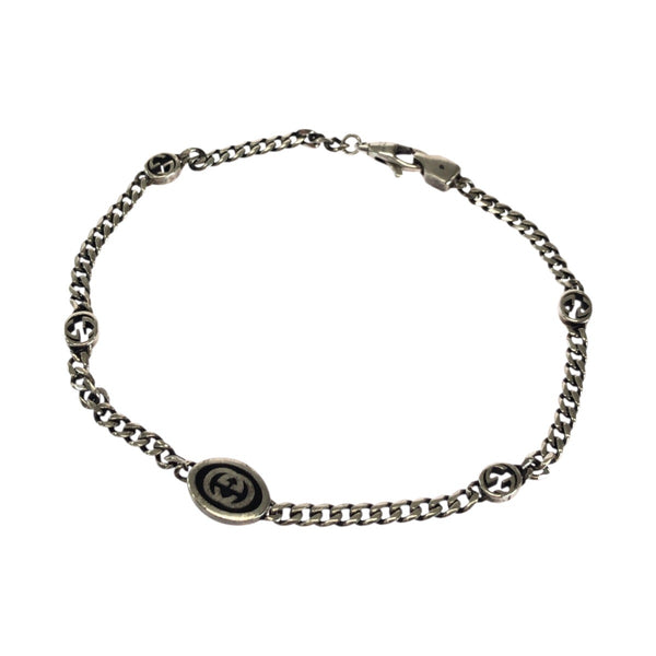 Gucci Interlocking G Silver 925 Bracelet