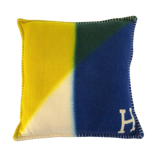 Hermes H Pythagore Cashmere Cushion