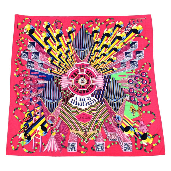 Hermes POINT D ORGUE Cashmere Silk Scarf