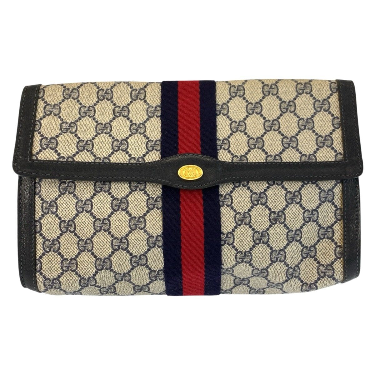 Gucci GG Supreme Leather Clutch bag
