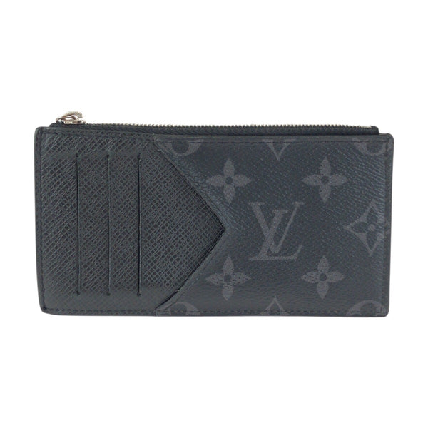 Louis Vuitton Monogram Eclipse Taiga Card Coin Case